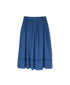 NSL26093 80s COTTON VOILE LACE GATHERED SKIRT