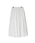 NSL26093 80s COTTON VOILE LACE GATHERED SKIRT
