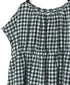 NSL26102 FANCY GINGHAM CHECK GATHERED PATCH WORK SMOCK
