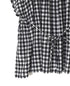 NSL26102 FANCY GINGHAM CHECK GATHERED PATCH WORK SMOCK