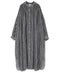 NSL26103 FANCY GINGHAM CHECK BANDED COLLAR GATHER SHIRT DRESS