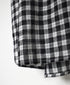 NSL26103 FANCY GINGHAM CHECK BANDED COLLAR GATHER SHIRT DRESS