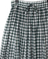 NSL26104 FANCY GINGHAM CHECK GATHERED SKIRT