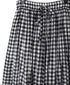 NSL26104 FANCY GINGHAM CHECK GATHERED SKIRT