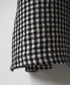 INSL26313 60s LINEN GINGHAM CHECK REGULAR COLLAR S/SL DRESS