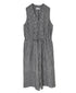 INSL26314 60s LINEN GINGHAM CHECK NO/SL OVERALLS