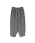 INSL26315 60s LINEN GINGHAM CHECK EASY PANTS
