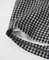 INSL26315 60s LINEN GINGHAM CHECK EASY PANTS