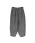 INSL26315 60s LINEN GINGHAM CHECK EASY PANTS
