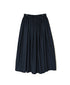 NSL26525 40s COTTON POPLIN PLAIN GATHERED SKIRT