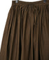 NSL26525 40s COTTON POPLIN PLAIN GATHERED SKIRT