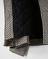 NSL26531 40s COTTON POPLIN DOT PRINT QUILTED LINING HOODED JACKET