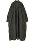 NSL26533 40s COTTON POPLIN DOT PRINT BANDED COLLAR BACK SIDE GATHERED DRESS