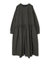 NSL26534 40s COTTON POPLIN DOT PRINT CREW NECK PULLOVER DRESS
