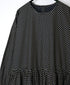 NSL26534 40s COTTON POPLIN DOT PRINT CREW NECK PULLOVER DRESS