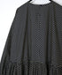 NSL26534 40s COTTON POPLIN DOT PRINT CREW NECK PULLOVER DRESS