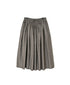 NSL26535 40s COTTON POPLIN DOT PRINT GATHERED SKIRT