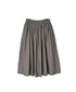 NSL26535 40s COTTON POPLIN DOT PRINT GATHERED SKIRT