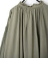 NSL26552 60s COTTON CAMBRIC PLAIN WITH LACE LACE & STRING COLLAR GATHERED SHIRT