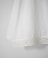 NSL26553 60s COTTON CAMBRIC PLAIN WITH LACE HEM & CUFF LACE SMOCK