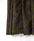 NSL26573 COTTON SATIN FLOWER PRINT BAND COLLAR LAYERED DRESS
