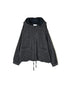 NSL26582 MINI CORDUROY CROSSHATCH PRINT HOODED BLOUSON