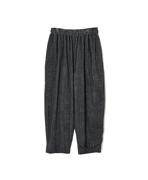 NSL26584 MINI CORDUROY CROSSHATCH PRINT EASY PANTS