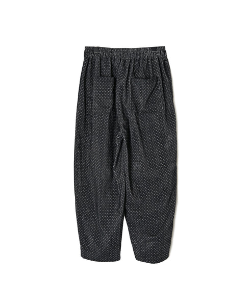 NSL26584 MINI CORDUROY CROSSHATCH PRINT EASY PANTS