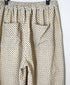 NSL26584 MINI CORDUROY CROSSHATCH PRINT EASY PANTS