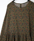 NSL26593 60s COTTON CAMBRIC FLOWER PRINT CREW NECK PULLOVER DRESS