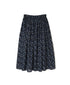 NSL26595 60s COTTON CAMBRIC FLOWER PRINT GATHERED SKIRT