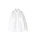 NVL1861CVW 80s ORGANIC VOILE PLAIN (WRINKLE) REGULAR COLLAR L/SL OVERSIZED SHIRT
