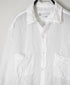 NVL1861CVW 80s ORGANIC VOILE PLAIN (WRINKLE) REGULAR COLLAR L/SL OVERSIZED SHIRT