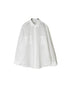 NVL1861CV 80s ORGANIC VOILE PLAIN REGULAR COLLAR L/SL OVERSIZED SHIRT