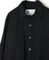 NVL1861CV 80s ORGANIC VOILE PLAIN REGULAR COLLAR L/SL OVERSIZED SHIRT