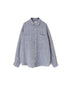 NVL1861LW 60s LINEN CHAMBRAY REGULAR COLLAR L/SL OVERSIZED SHIRT