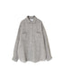 NVL1861LW 60s LINEN CHAMBRAY REGULAR COLLAR L/SL OVERSIZED SHIRT
