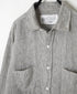 NVL1861LW 60s LINEN CHAMBRAY REGULAR COLLAR L/SL OVERSIZED SHIRT