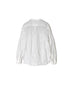 NVL1951CVW 80s ORGANIC VOILE PLAIN (WRINKLE) BANDED COLLAR L/SL OVERDIZED SHIRT