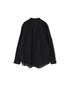 NVL1951CV 80s ORGANIC VOILE PLAIN BANDED COLLAR L/SL OVERSIZED SHIRT