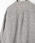 NVL1951LW 60s LINEN CHAMBRAY BANDED COLLAR L/SL OVERSIZED SHIRT