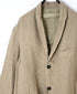 NVL2301LD 50s LINEN PLAIN (OVERDYE) SIDE VENTS TAILORED JACKET