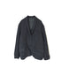 NVL2301LD 50s LINEN PLAIN (OVERDYE) SIDE VENTS TAILORED JACKET