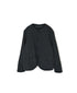 NVL2302LD 50s LINEN PLAIN (OVERDYE) SIDE VENTS NO COLLAR JACKET