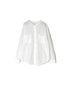 NVL2311CVW 80s ORGANIC VOILE PLAIN (WRINKLE) CREW-NECK L/SL OVERSIZED SHIRT