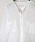 NVL2311CVW 80s ORGANIC VOILE PLAIN (WRINKLE) CREW-NECK L/SL OVERSIZED SHIRT