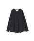 NVL2311CV 80s ORGANIC VOILE PLAIN CREW-NECK L/SL OVERSIZED SHIRTS