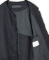 NVL2401LD 50s LINEN PLAIN (OVERDYE) NO COLLAR VEST