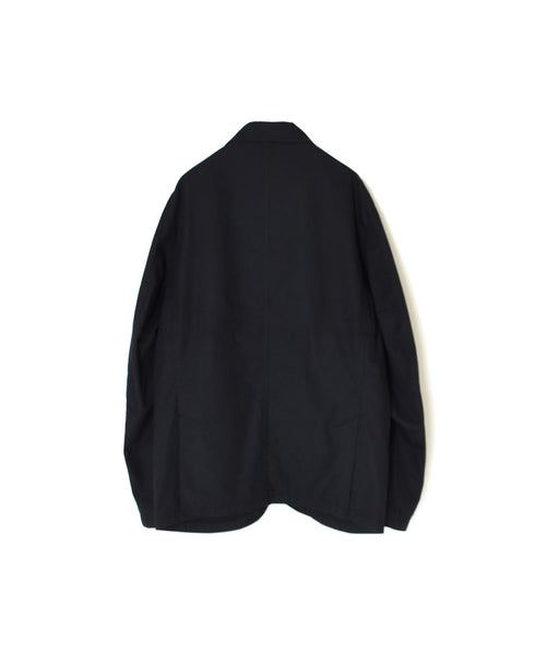 NVL2501CP 40s ORGANIC POPLIN SIDE VENTS REGULAR COLLAR JACKET