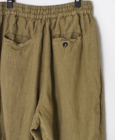 NVL2503LD 50s LINEN PLAIN (OVERDYE) EASY PANTS